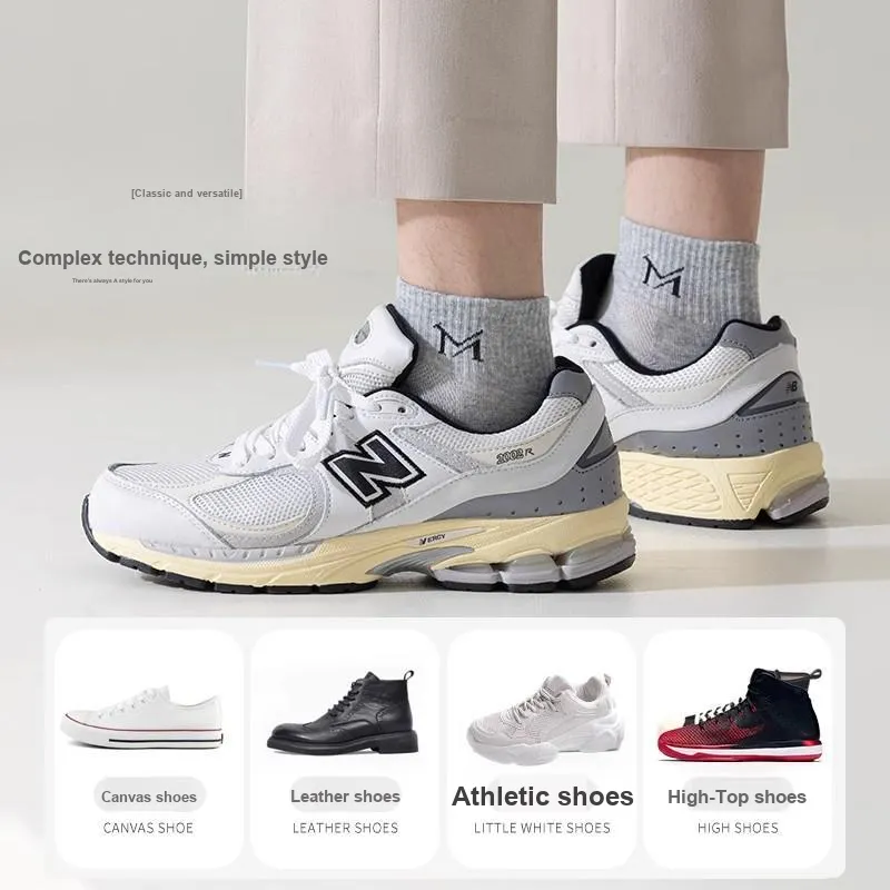 Master Mid Calf Socks Men's Shopping Bag 5 Pack-19