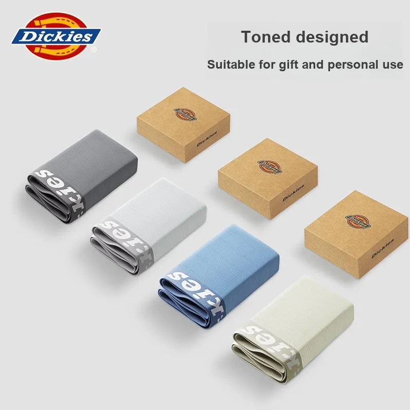 Dickies Underpants Men's Mulberry Silk Lightweight Breathable Skin Nourishing Mid Rise Sweatpants Gift Box Set 3 Pack-20
