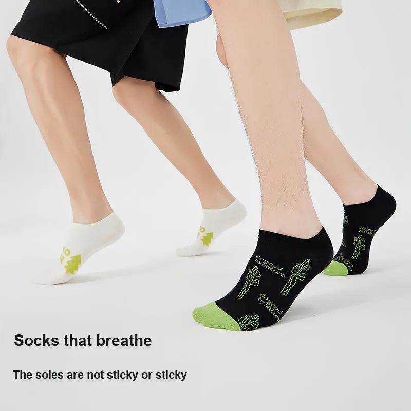 Crabsecret No Show Socks Unisex Combo Set-5
