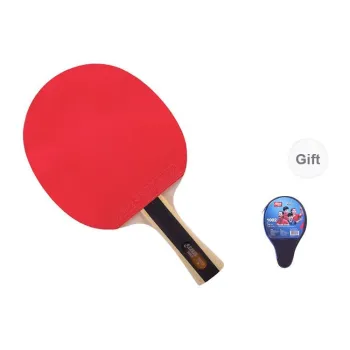 DHS H1 Ping Pong Paddles Unisex All Wood Black Red