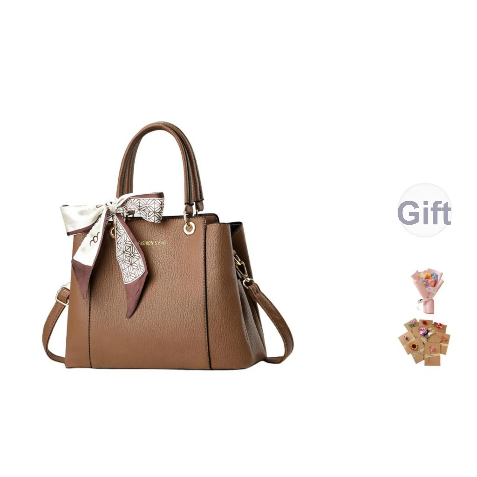 Volunteer PU One Shoulder Handbag Women's Multicolor