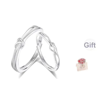 Love Jewelry 999 Fine Silver Rings Unisex