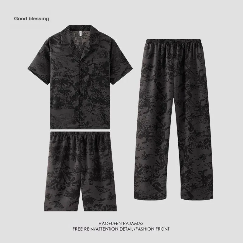 Good fortune Men Pajama Sets-1