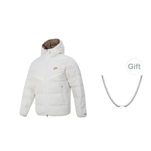 Nike Down Jackets Unisex White Necklace