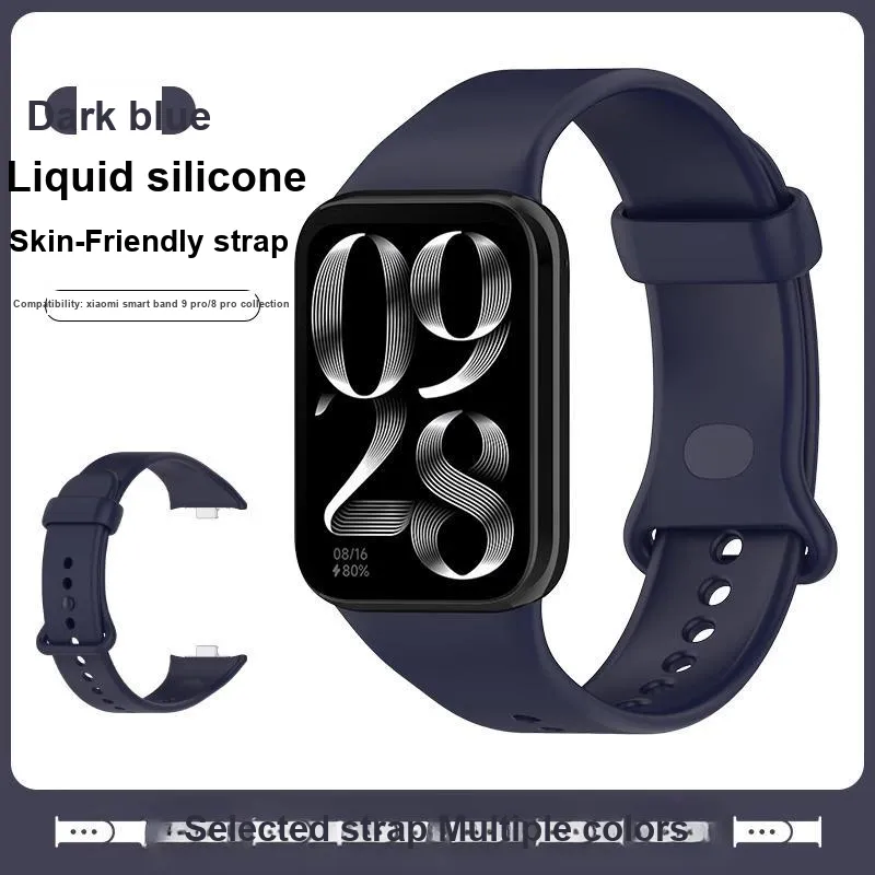 Mr. Strap Xiaomi Red Beige Compatibility Watch Band 232mm Silicone Material-16