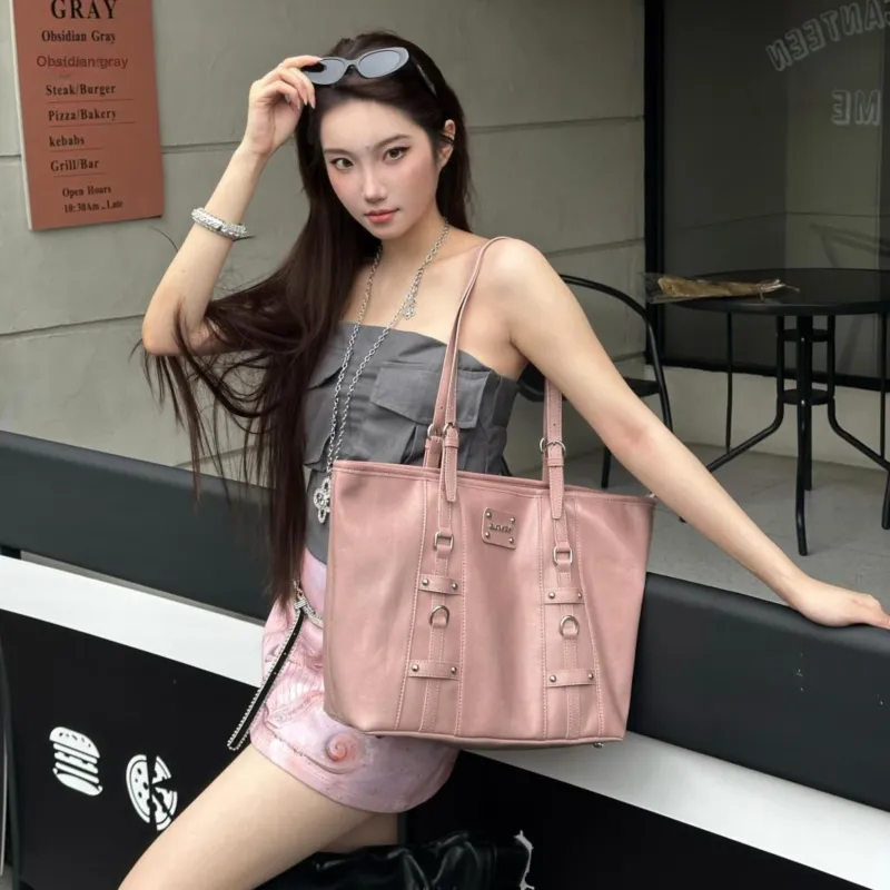 CULTIVATOR PU Tote Bag, Shopping Bag, Shoulder Bag Tubas Unisex Multicolor-2