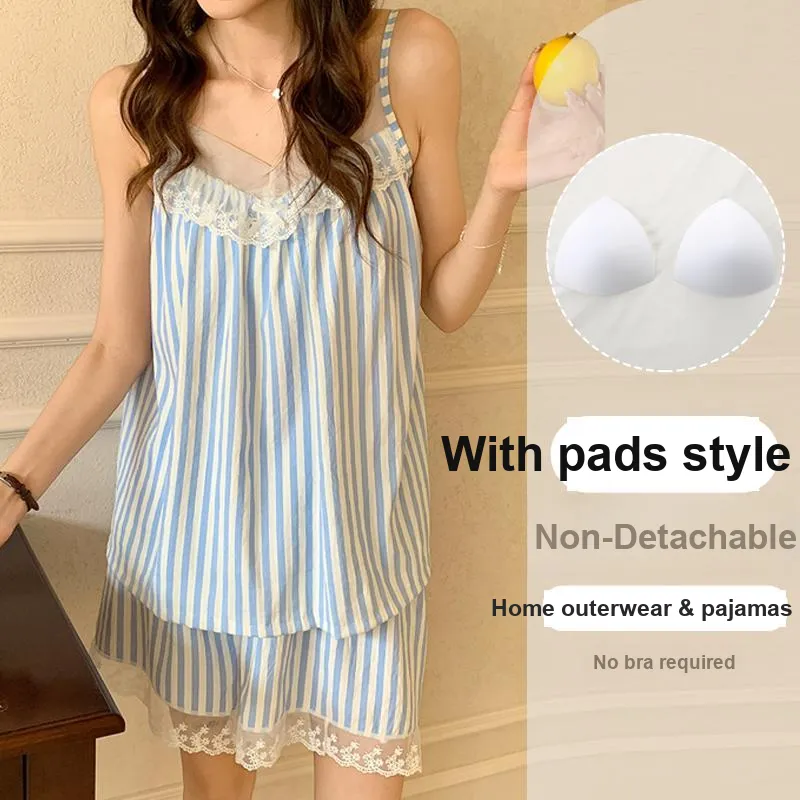 OUSHIBO Pajama Set Women's Image Color-2