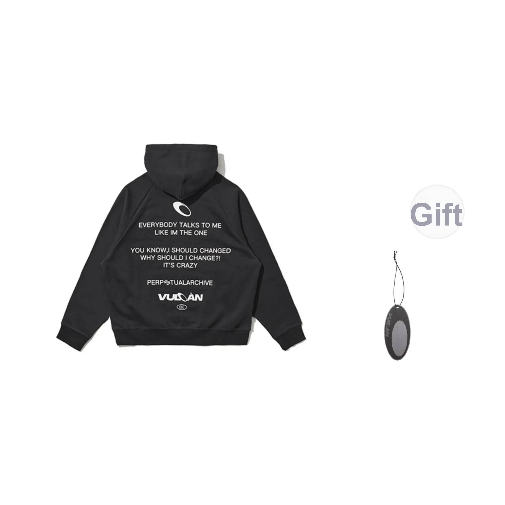 VULCAN STORE Однотонный флис с подкладкой унисекс худи