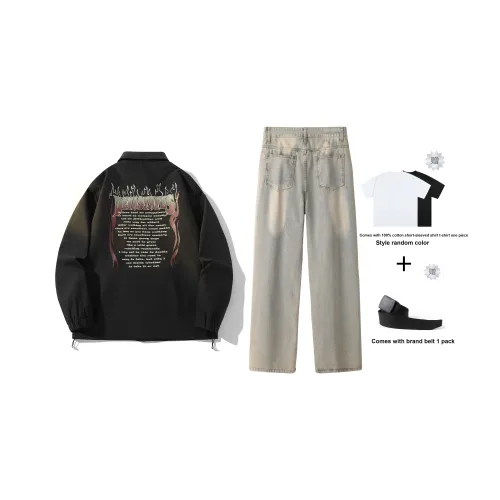 DEVA STATES Повседневная спортивная одежда С подарками Короткий рукав Рубашка + Ремень Унисекс