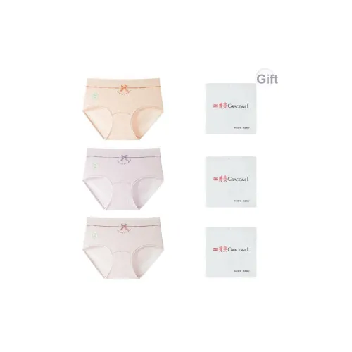 GRACEWELL Женское нижнее белье сумка для покупок 3 упаковки
