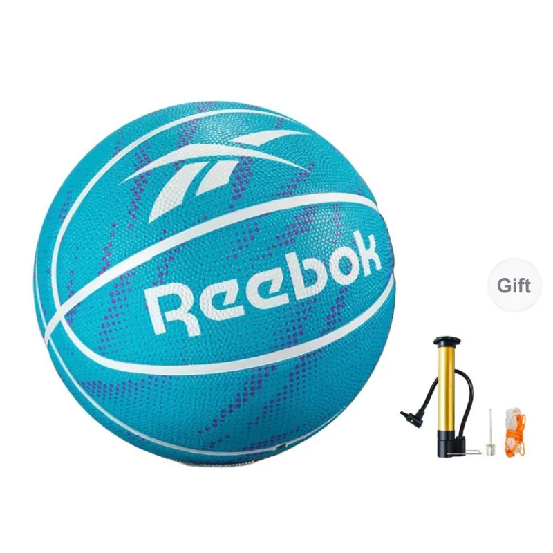 Reebok Rubber Basketball Lake Blue Size 7 Training Match Unisex-0