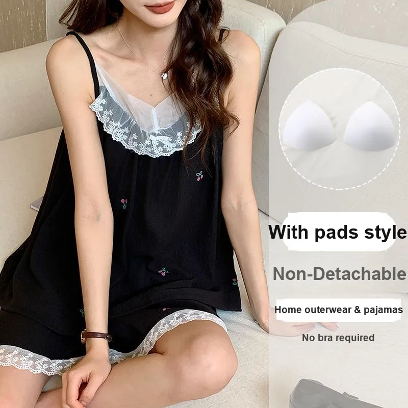 OUSHIBO Pajama Set Women's Image Color-2