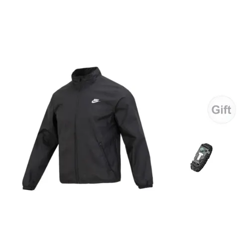 Nike Jackets Men Black Includes Wristband