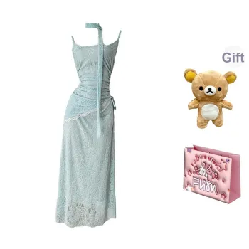 FLIM Slip Dresses Women's Blue Bear Box
