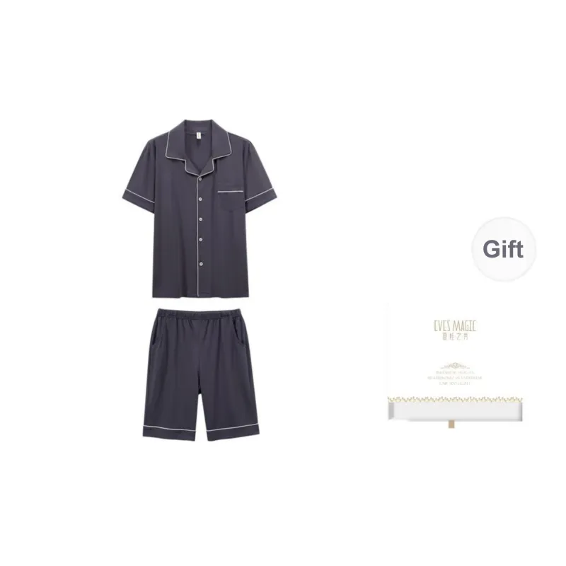XIA.WA.ZHI.XIU Pajama Set Men's Two Piece Set-21