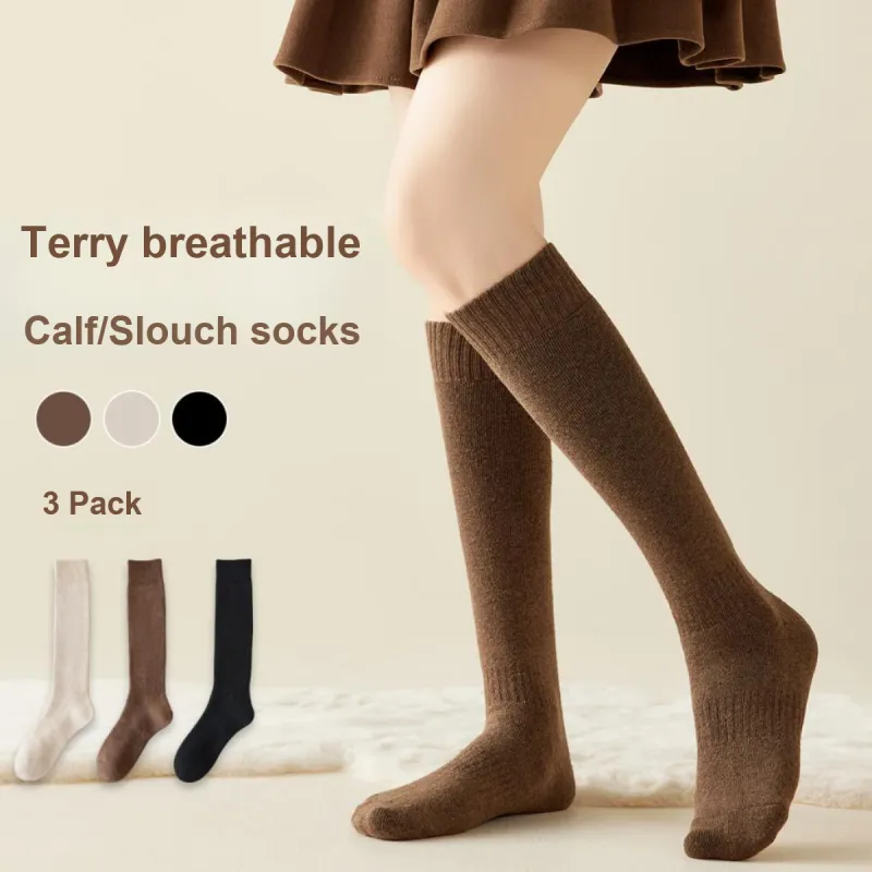 Ordifen Knee High Socks Women's 3 Pack-7