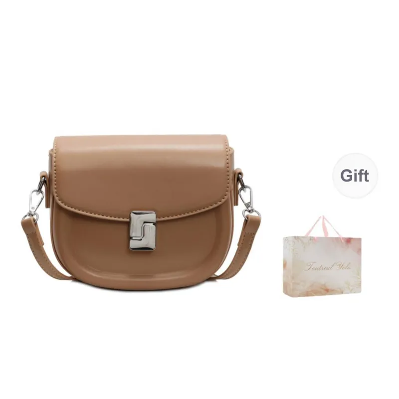 TOUTSEUL YOLO PU Shoulder Bag Women's Beige/Silver/Black/Khaki-17