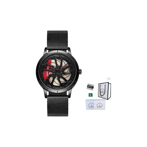 Sanda Wheel Collection Кварцевый механизм Сплав Ремешок Часы Мужские Часы С Открытым Механизмом