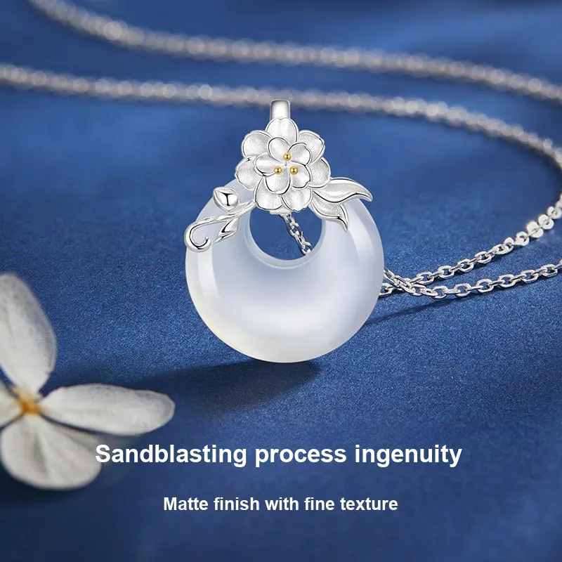 ZSY Chalcedony Necklaces Unisex-8