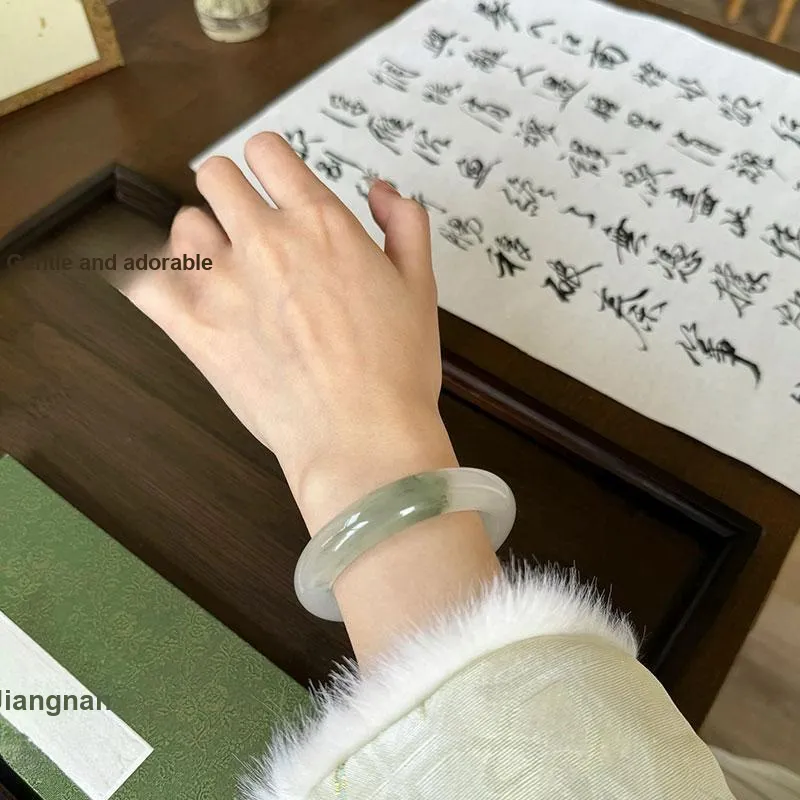 Oriental Jade Tianshan Jade Bangles Unisex-3