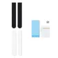 [Extended Length over-The-Knee Socks 55cm]1 Pack Black+1 Pair White (Combination, Saves 20 Yuan, Comes with Washing Bag)