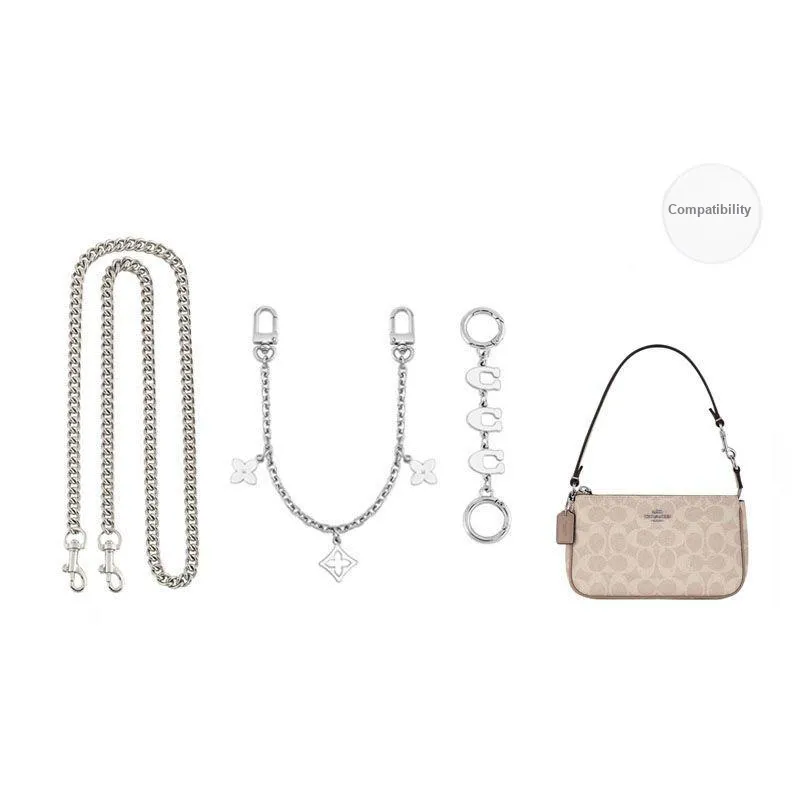 Ingenuity Handmade Iron Bag Strap Women's White-2