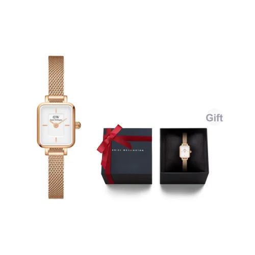 Daniel Wellington QUADRO Collection Маленький кубик сахара Наручные часы Кварцевый механизм Ремешок из нержавеющей стали