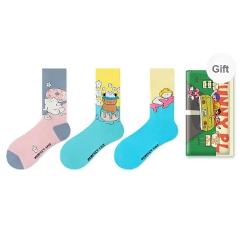 PL Mid Calf Socks Unisex 3 Pack Gift Box Set