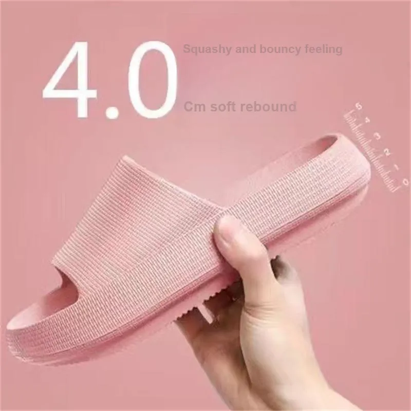 NAIHUO Four Seasons EVA Squashy And Bouncy Feeling Platform Slippers Home Bathroom Slip Resistant Odor Resistant Unisex-22