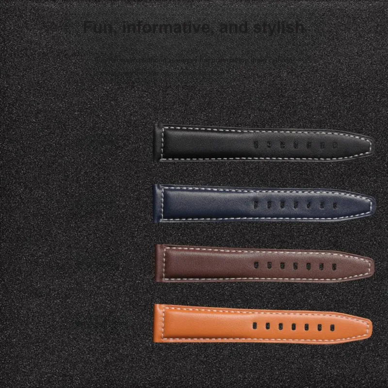 SHIRUI Accessories Longines Compatibility Watch Band 20mm Genuine Leather Material-8