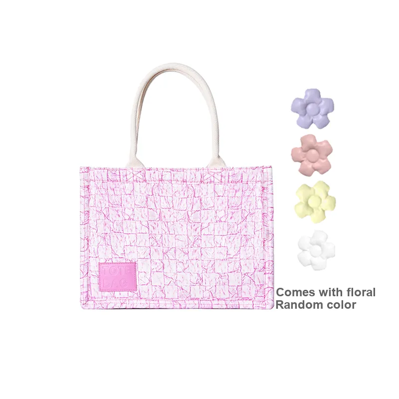 Hahhhsis Polyester Classic Bag Casual Commute Travel Handbag Large Size Women's Pink/Blue/Purple-0