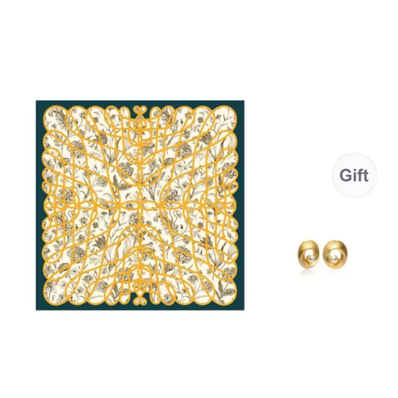 NAME.S 100% Mulberry Silk Silk Scarves Women's Teacher Recommendation Box-9