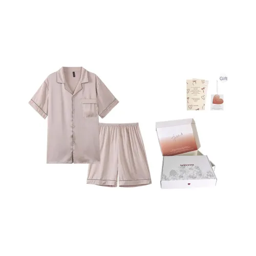 WANANNI Пижамный комплект Мужской Пыльно-розовый