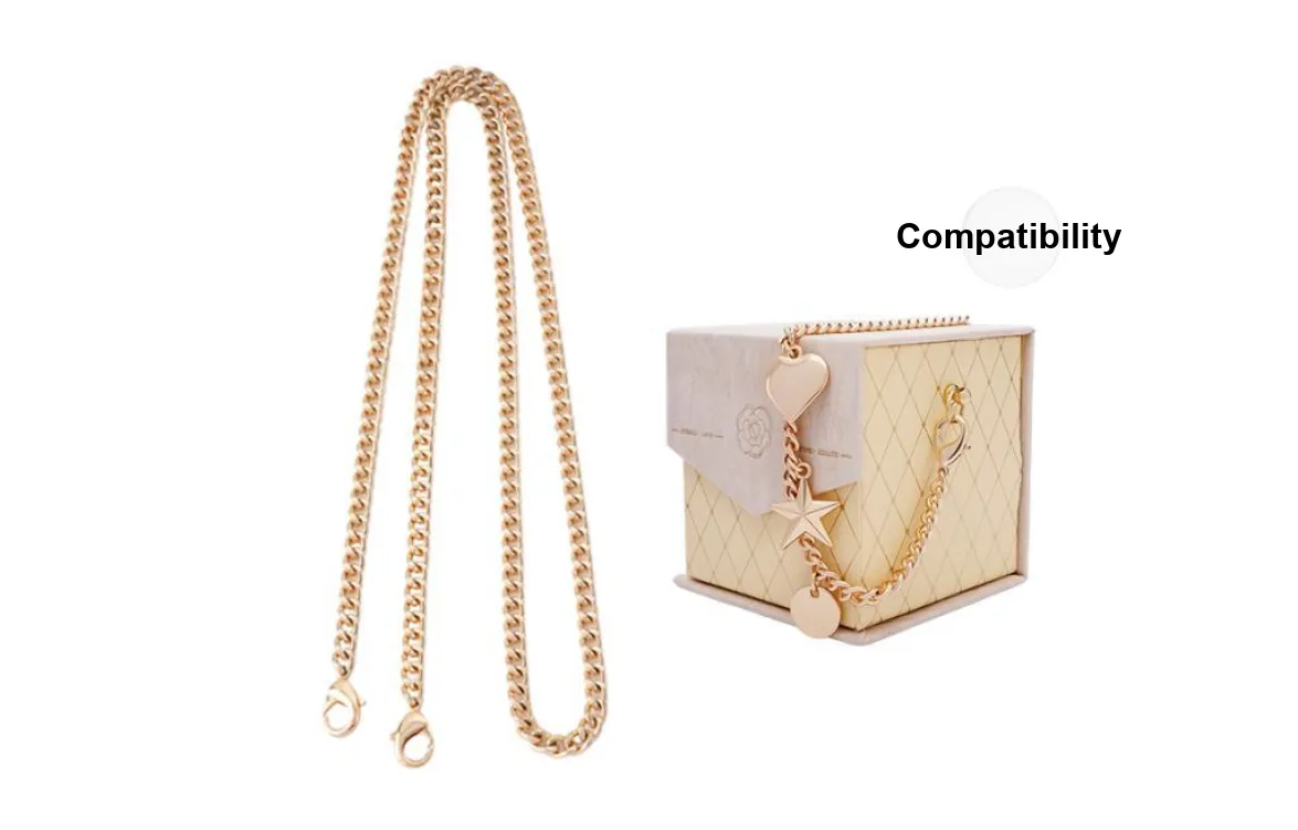 GUYI Metal Bag Accessory Women's Gold Tone