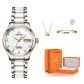 Medium Rose Gold: Dual Calendar (Includes Genuine Leather Strap+Bangle+Necklace+Premium Box)