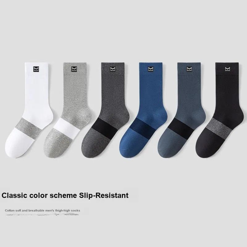 MIIOW Mid Calf Socks Men's 5 Pack-9