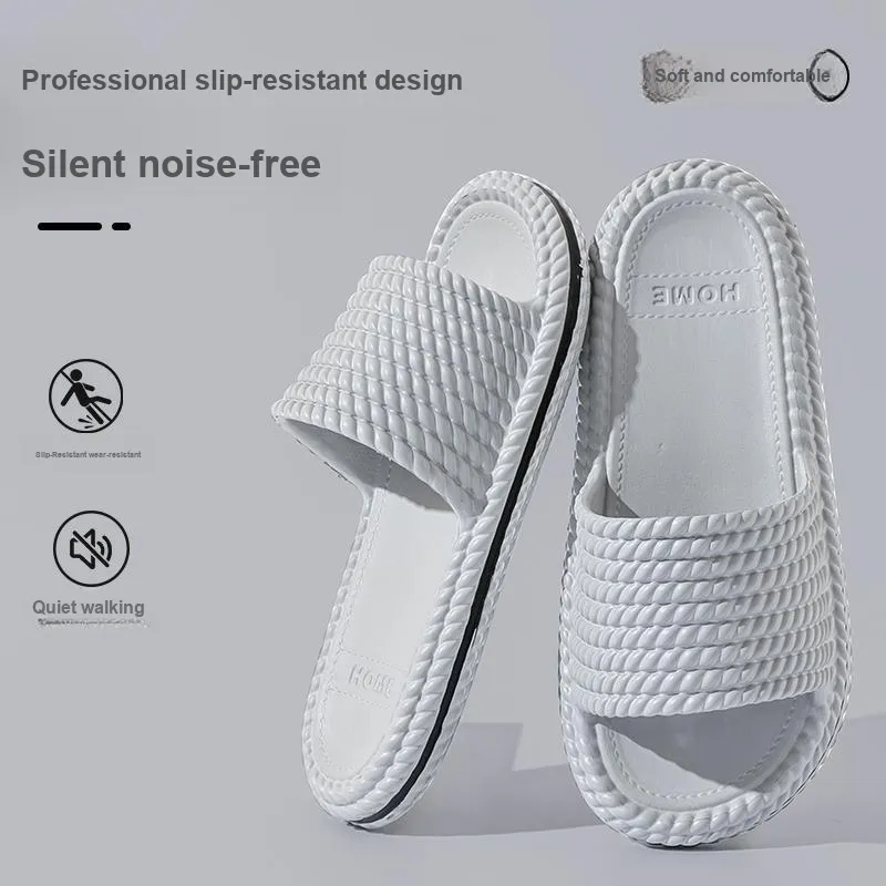 LUNNIFEIYA Platform Slippers Summer Home Indoor Bathing Slip Resistant Slippers-1