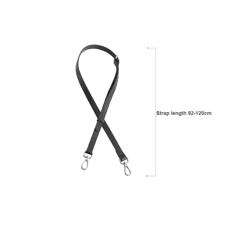 Ingenuity Handmade Microfiber Bag Shoulder Strap Unisex Black-3
