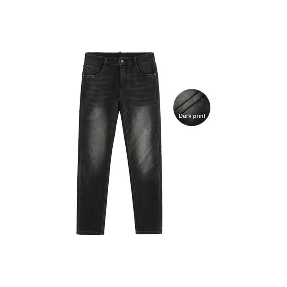 DAVID NAMAN Jeans Men's Dark Gray