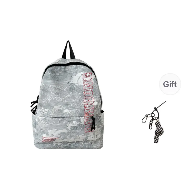 KAMLUI Nylon Backpack Regular Unisex Gray-5