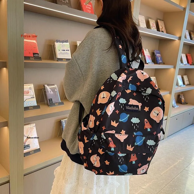 Vack Nylon Backpack Women's Multicolor-8