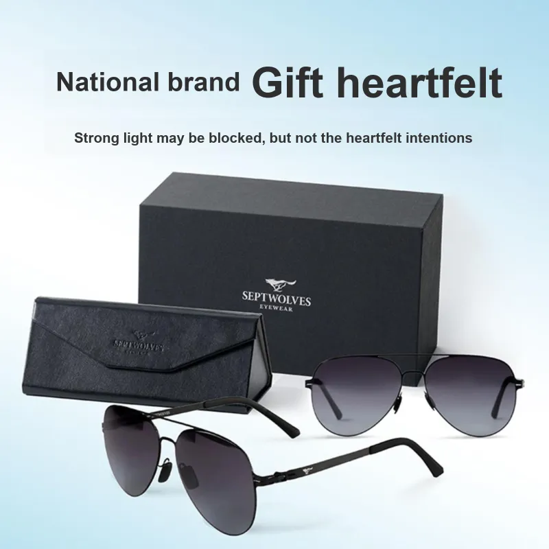 SEPTWOLVES Aviator Sunglasses Unisex-5