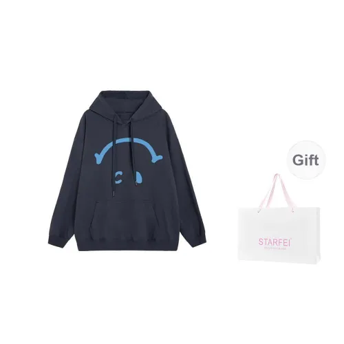 STARFEI Sweatshirt Women's Navy Blue