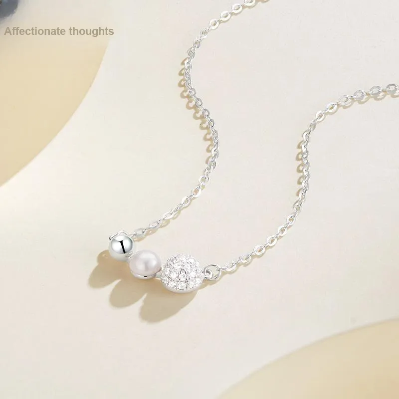 Sentimentality 925 Sterling Silver Necklaces Women's-2
