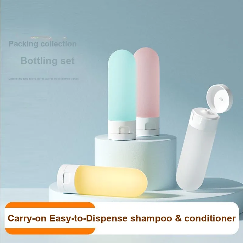 JIANYINGSHU Travel Lotion Sample Shower Gel Mini Skincare Product Empty Bottle 30ml+50ml-7