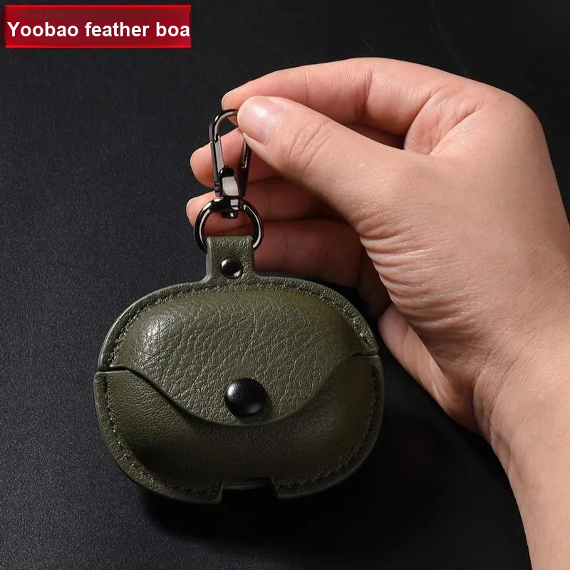 Yoobao Compatibility With Redmi Buds 6/Buds 6 Active Leather Business Impact Resistant With Hooks Headphone Set-6