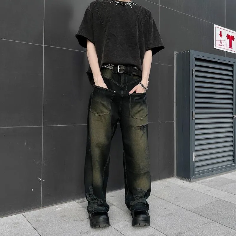 Merge Lab. Jeans Unisex Reverse Yellow Mud-3