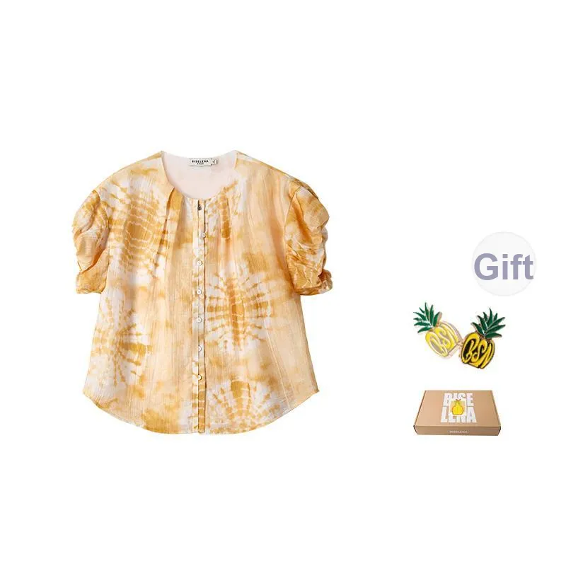 Bethine ['Pineapple' Calm And Unperturbed] Shirt Women's-5