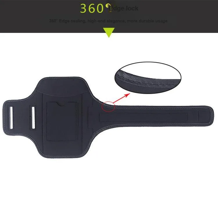 UMA Running Equipment Running Armband PU Unisex Black-4