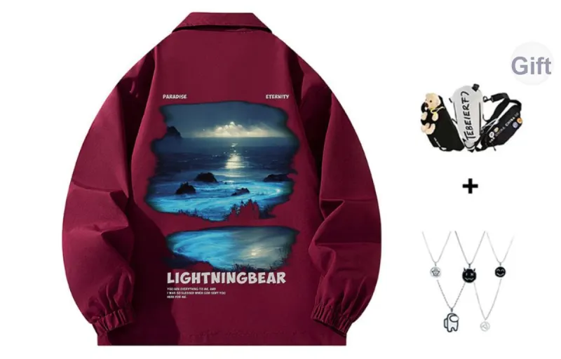 LIGHTNING BEAR Jackets Coats Unisex-32